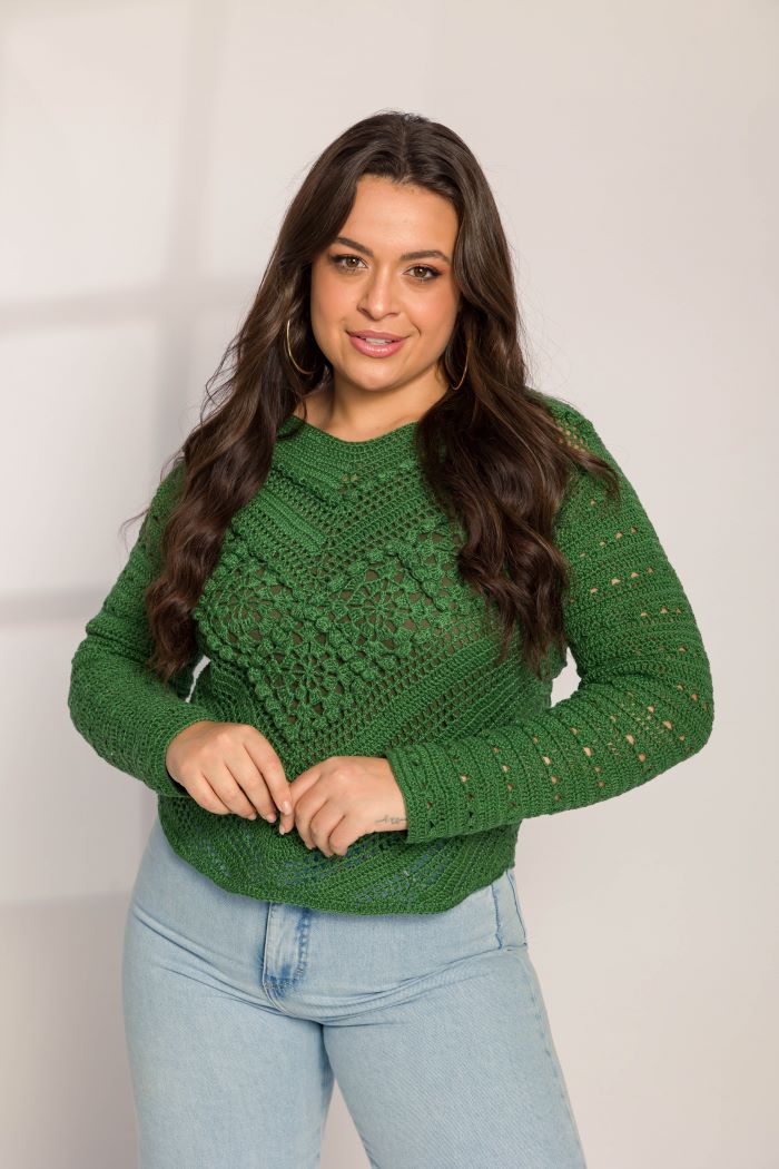 Verdant Grace Top